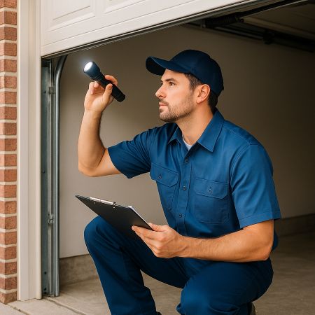Professional garage door repair technician in Salt Lake City, UT